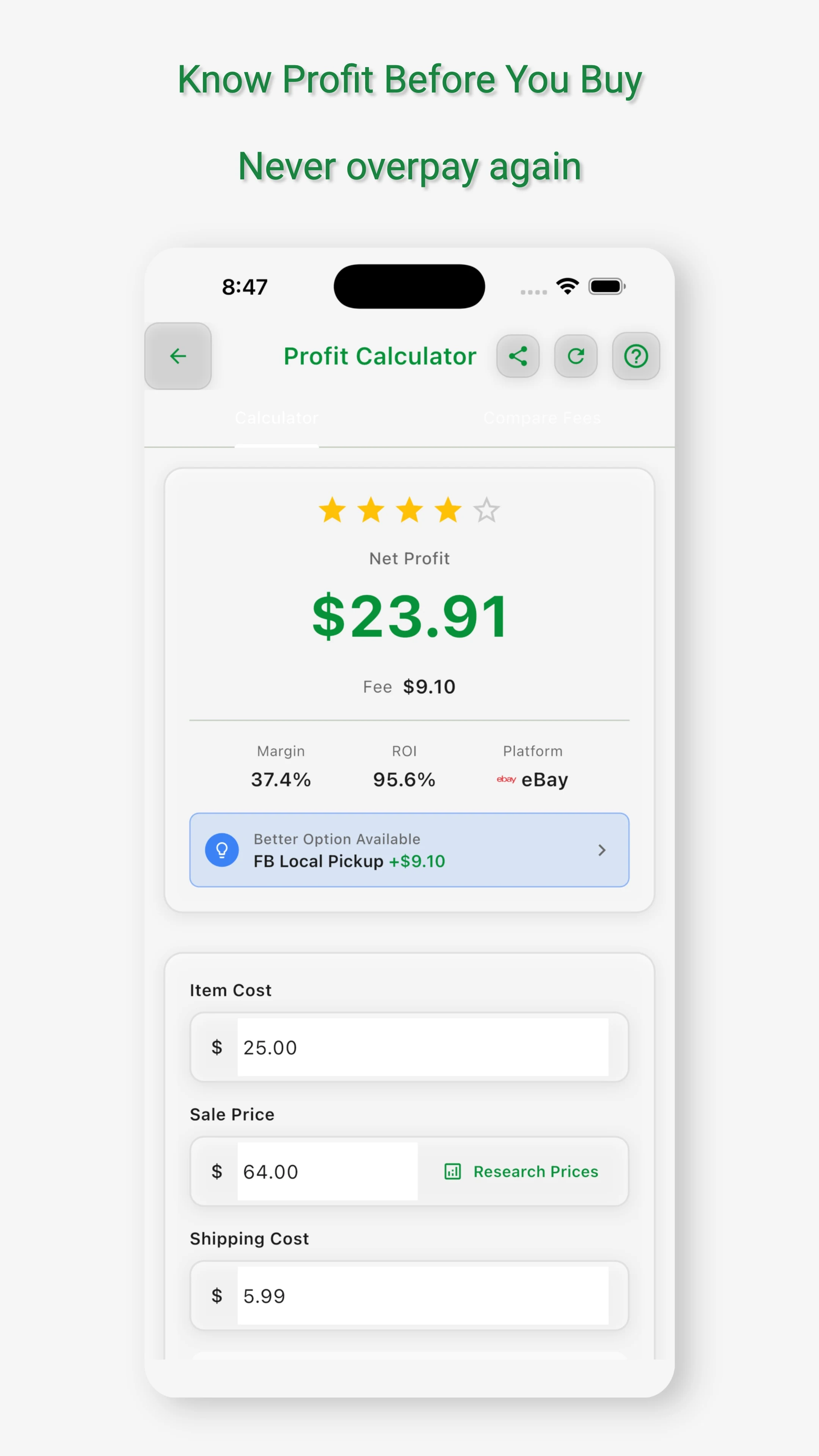 Flippd: Reseller Inventory screenshot