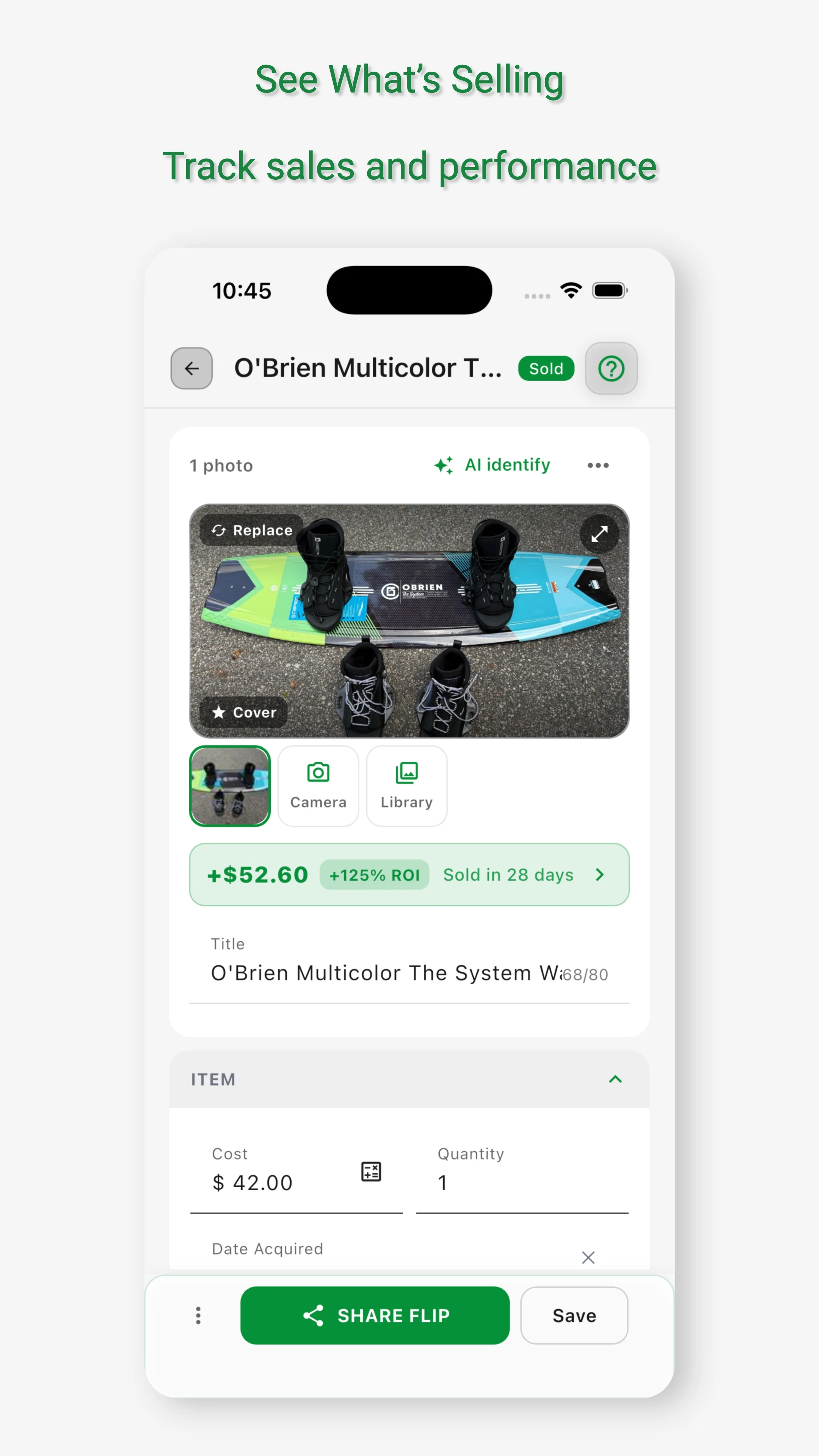 Flippd: Reseller Inventory screenshot