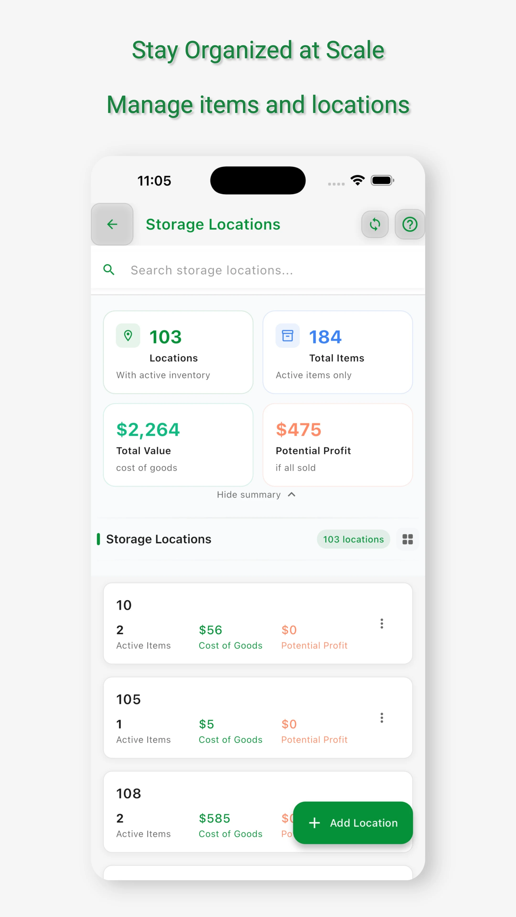 Flippd: Reseller Inventory screenshot