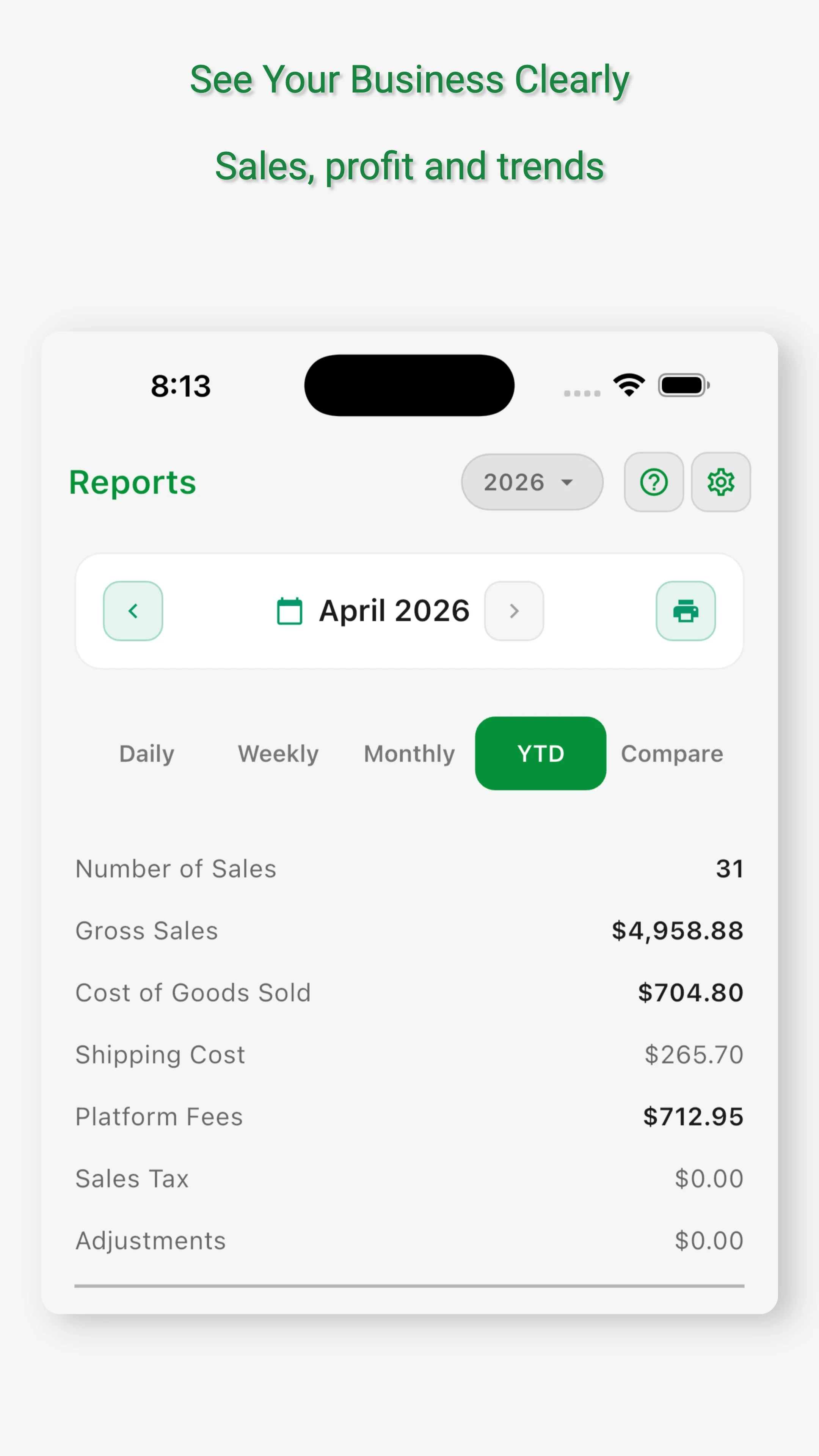 Flippd: Reseller Inventory screenshot